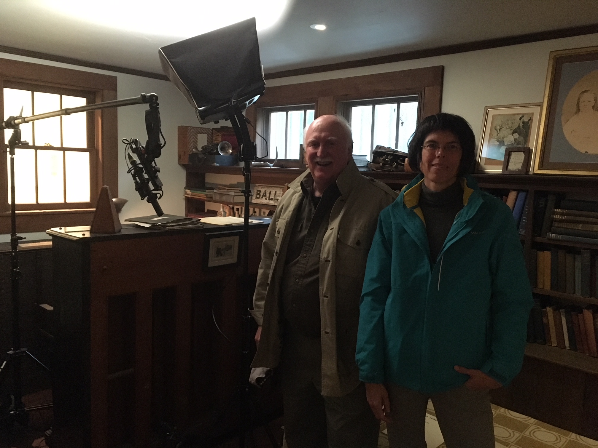 Interview shoot for a Charles Ives documentary in New York